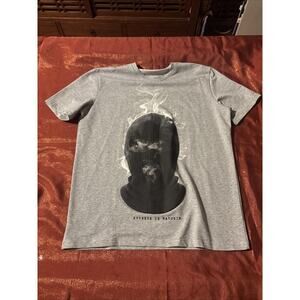 Snipes Streetz Is Watchin Grey Skimask Tee